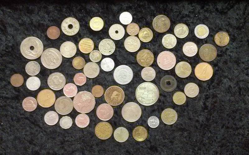 Lot - Misc Foreign Coins