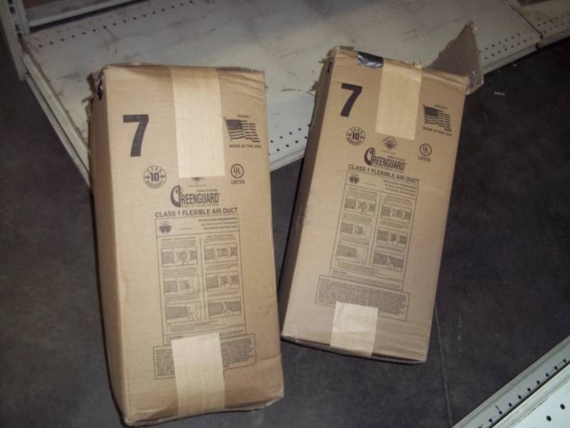 lot 41 image: 7 Air Duct one box of 25 and one partial