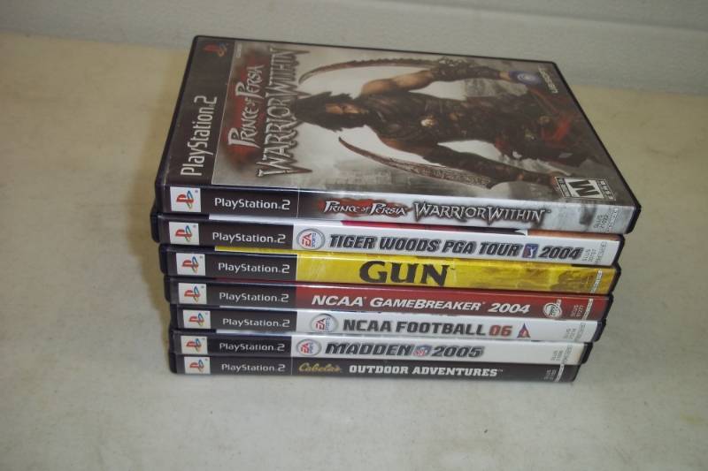 lot 45 image: 7 PS2 games