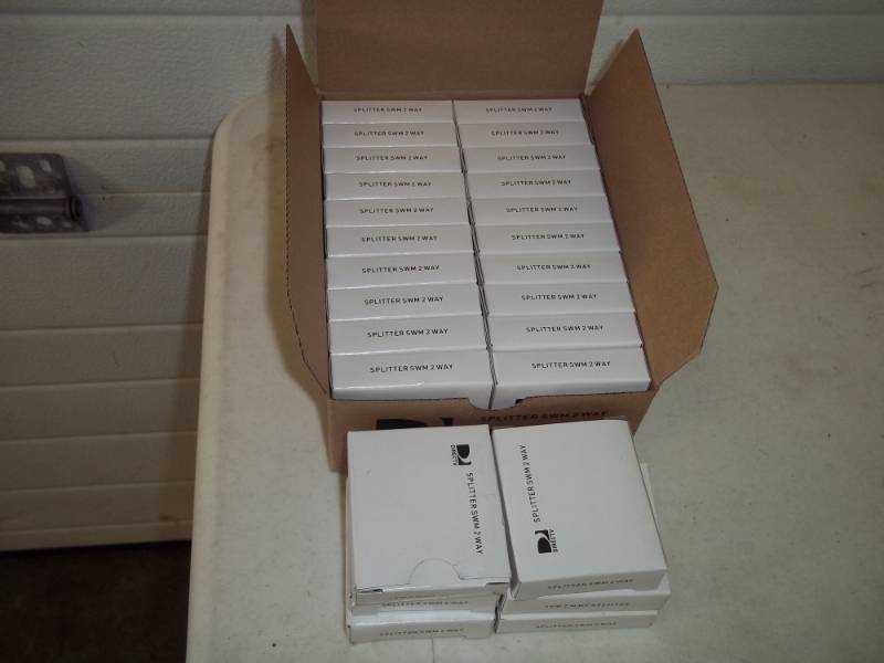lot 55 image: 26 Direct TV 2 Way Splitters