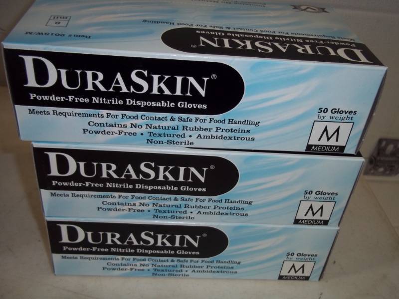 lot 80 image: 3 boxes of Nitrile Gloves size M