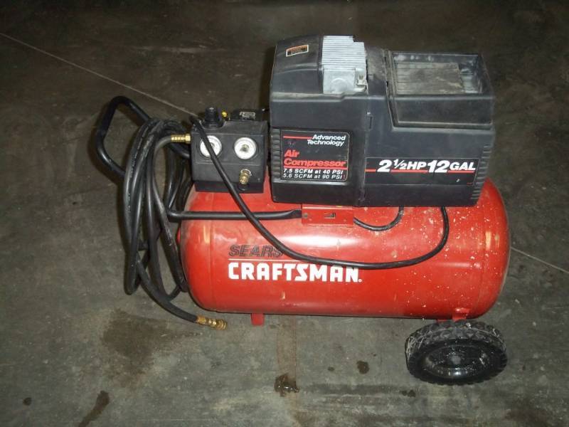 craftsman 1 hp 8 gallon air compressor repair parts kit