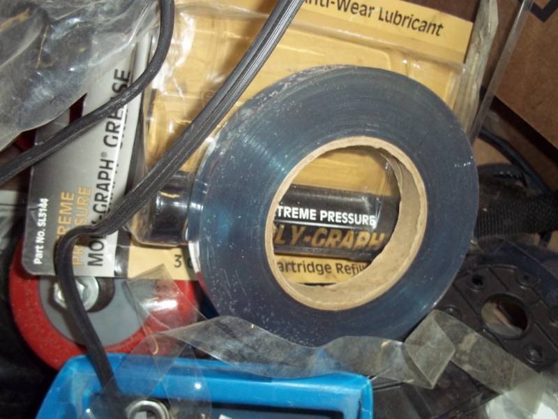lot 158 image: Tarp fasteners, assorted hardware, nuts and bolts, pliers, drill bit