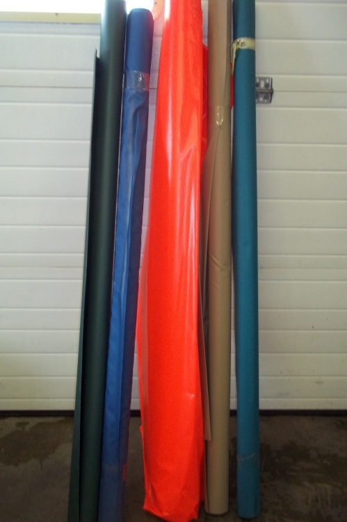 lot 173 image: 5 Partial rolls of vinyl