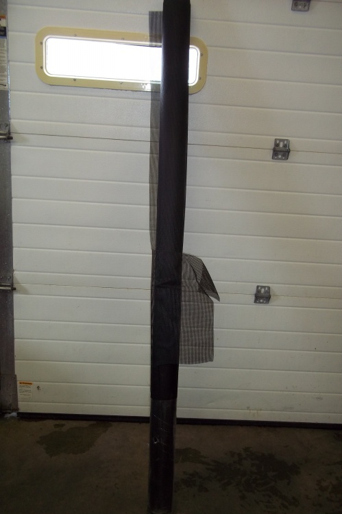lot 179 image: Partial roll of black screen 71 Wide