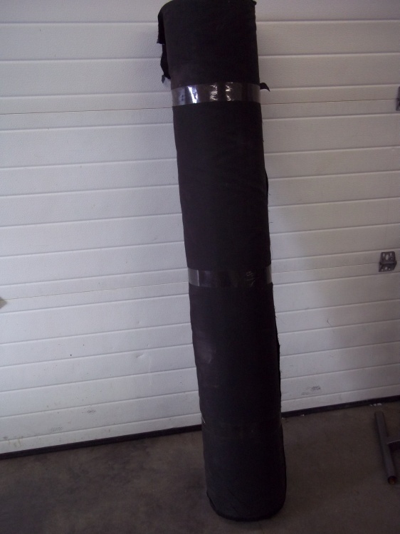 lot 278 image: Large roll of black cloth 62