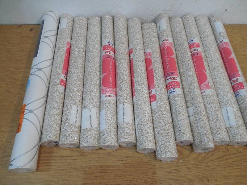 lot 24 image: 13 ROLLS WALL PAPER