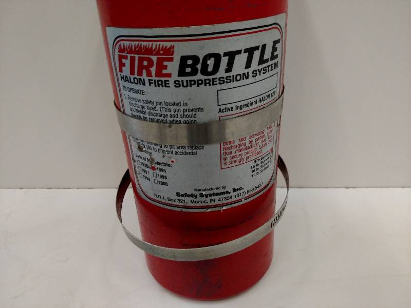 Safety Systems Halon Fire Suppressi...