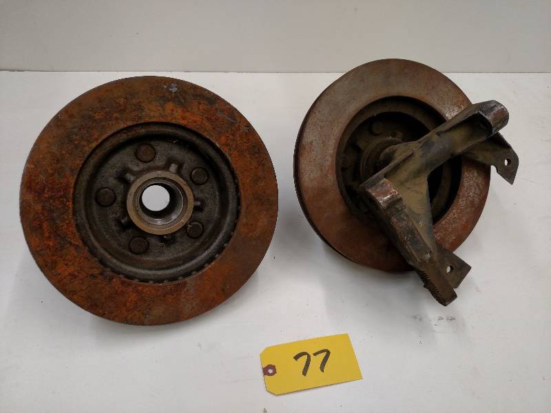 Left Front Spindle & (2) 5 X 5 Roto...