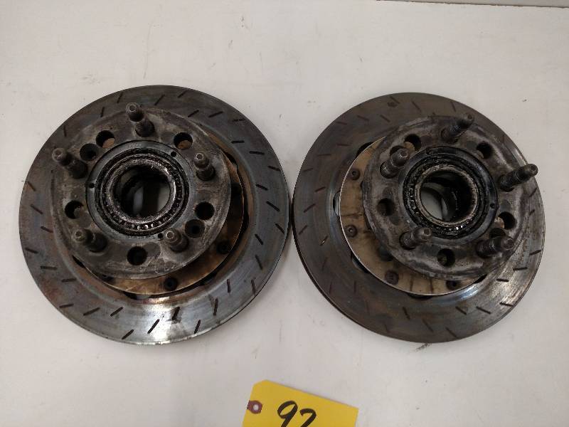(2) Steel 2 Bearing Hubs, 5X5 with...