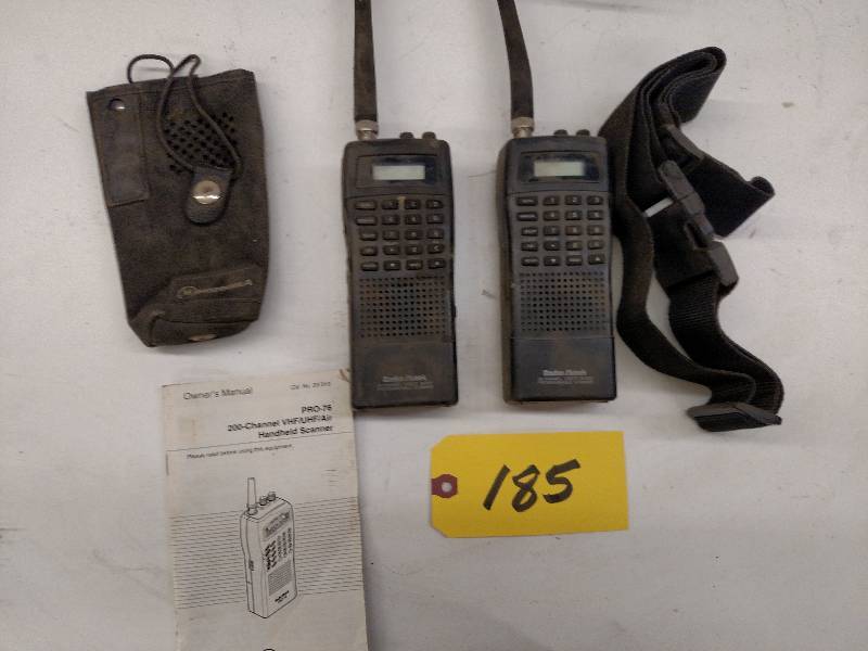 (2) Scanners with Head Set...
