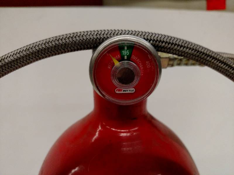 Fire Bottle, Hose, & Mounts...