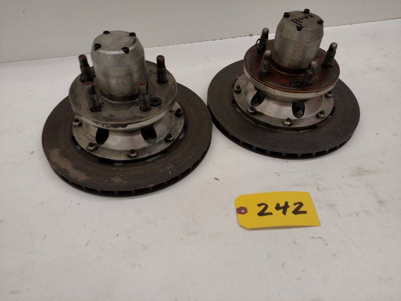 (2) 5X5 Aluminum Hubs, 2 Bearings,...