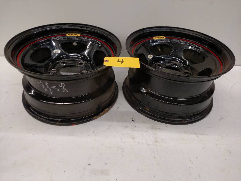 (2) 15 x 8 Steel Rims, Bassett In...