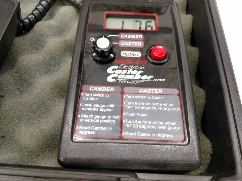 Reb-Co Electronic Caster Camber Gau...