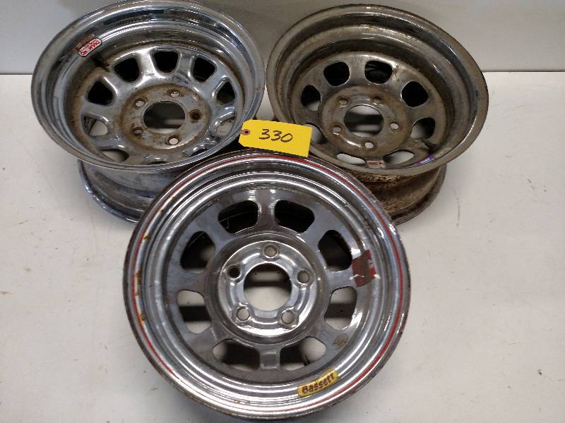 (3) 15 x 8 Rims, 5 x 5, 4 BS...