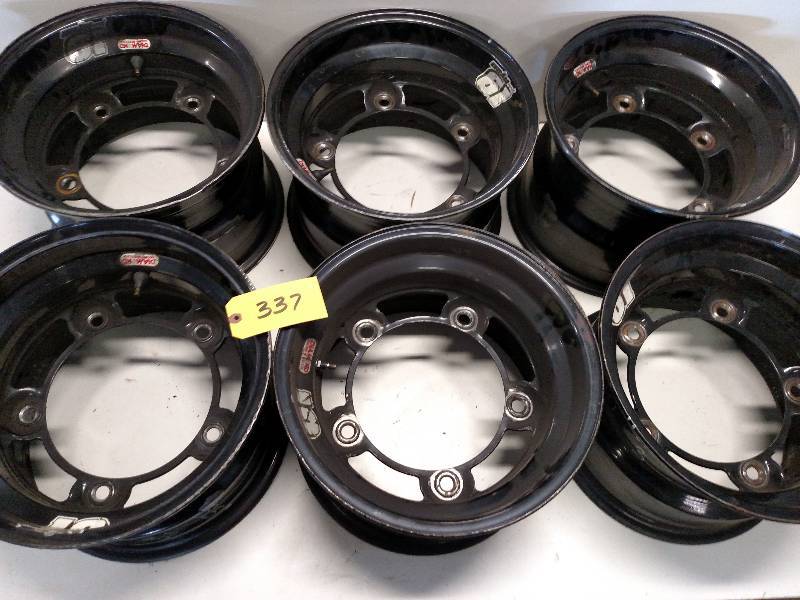 (6) Diamond 15 x 10 Rims, W-5, 5 1...