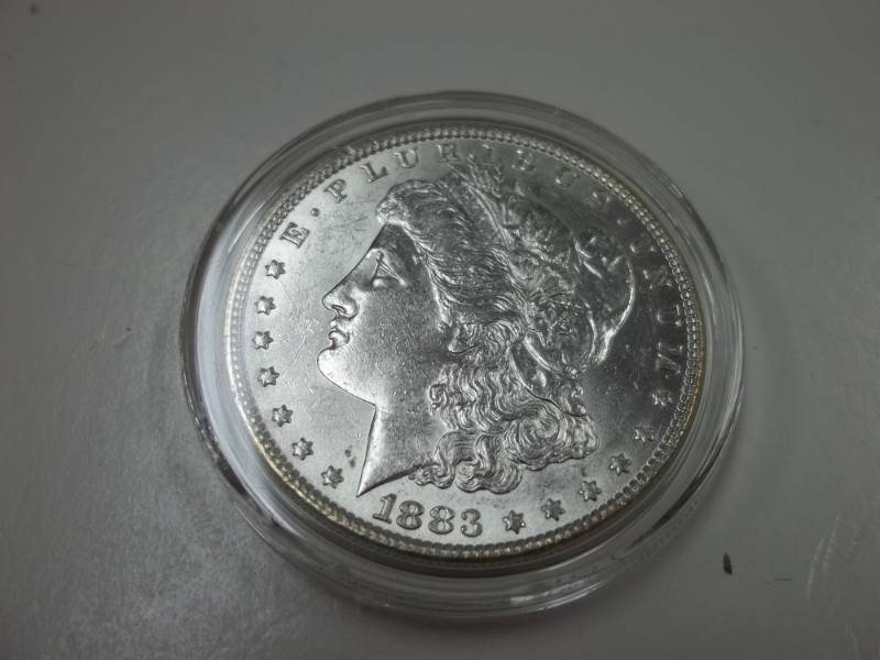 1883 Morgan Silver Dollar 90% Silver in Case