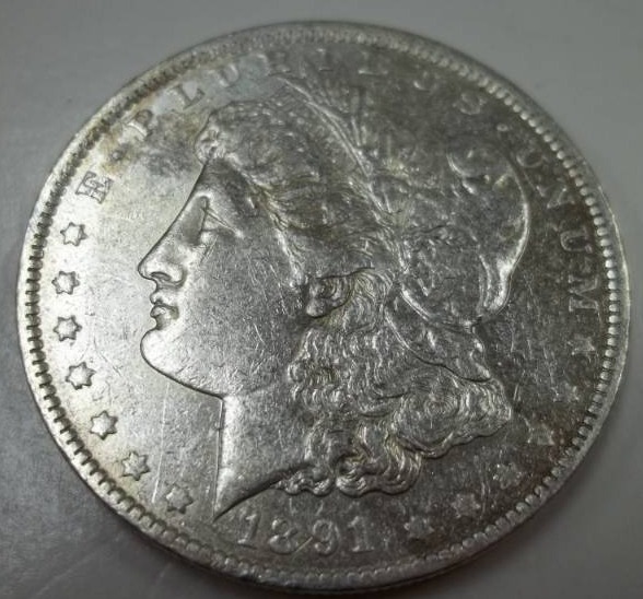 1891 Morgan Silver Dollar 90% Silver