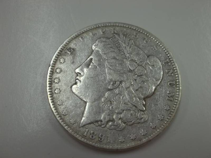 1891 Morgan Silver Dollar 90% Silver