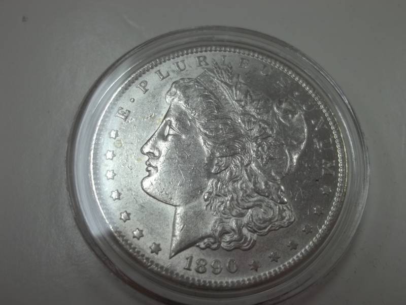 1890 Morgan Silver Dollar 90% Silver in Case