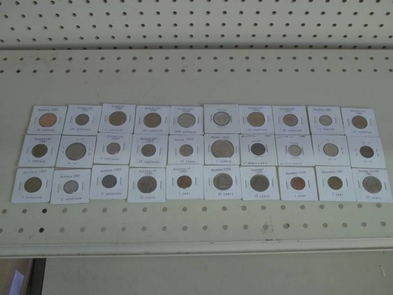 30 Foreign Coins