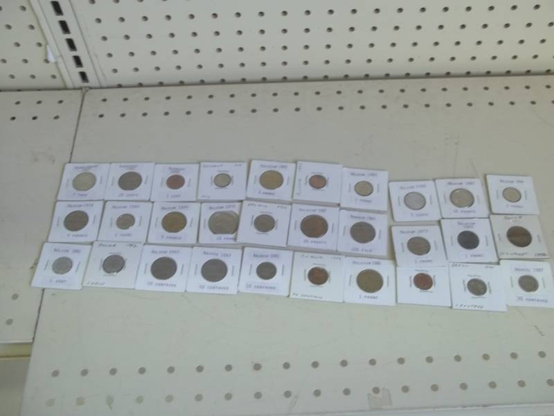 30 Foreign Coins