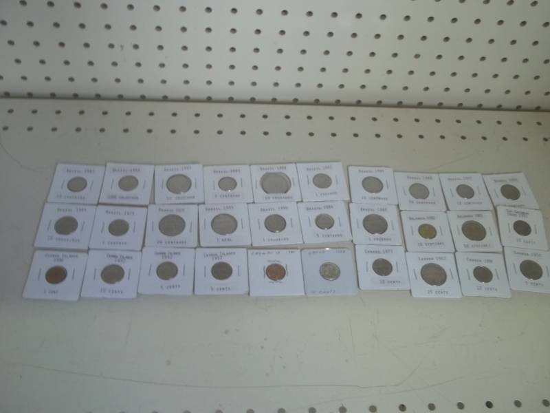 30 Foreign Coins