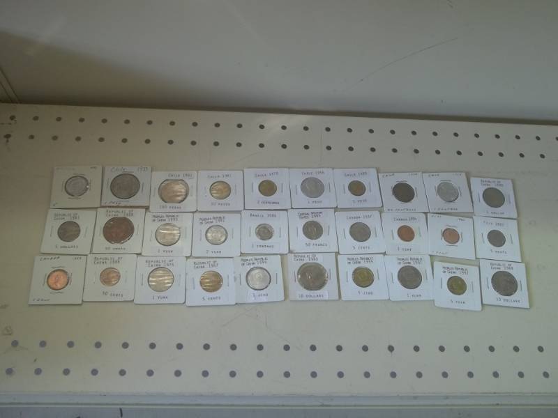 30 Foreign Coins
