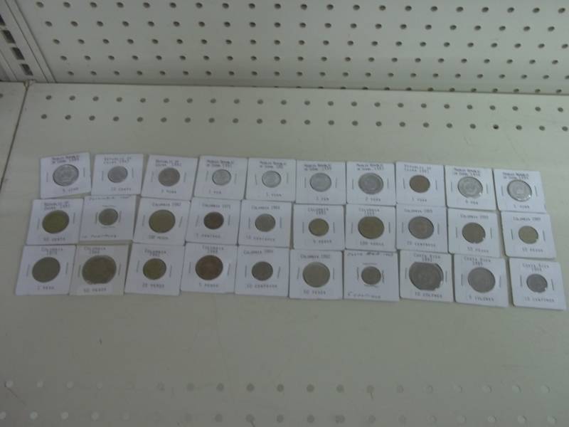 30 Foreign Coins