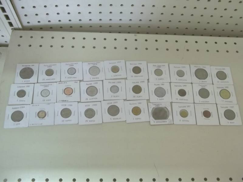 30 Foreign Coins