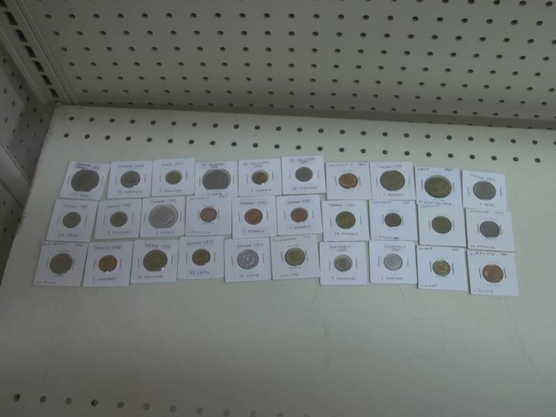 30 Foreign Coins