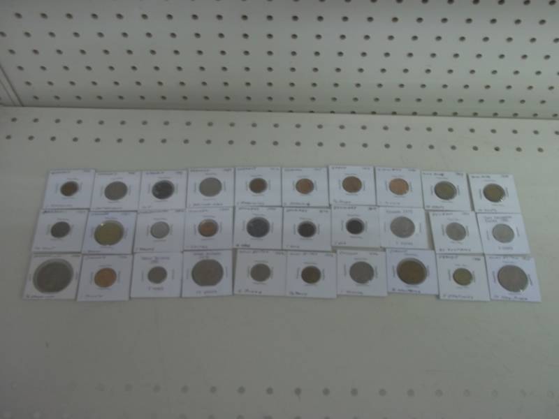 30 Foreign Coins