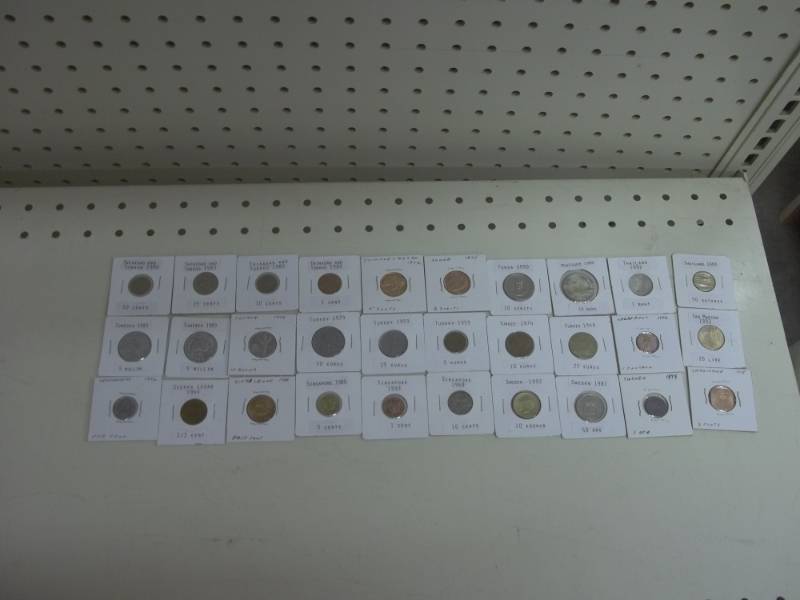 30 Foreign Coins