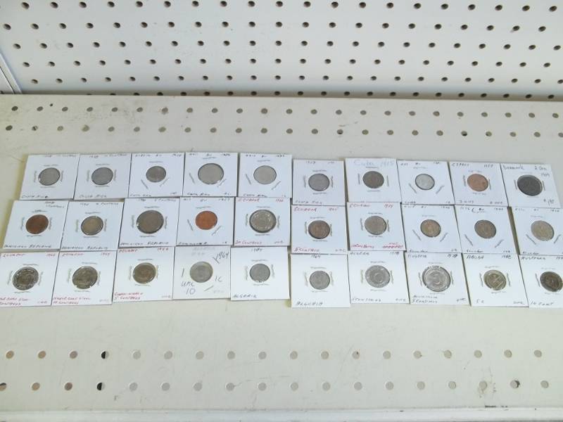 30 Foreign Coins