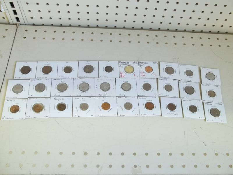 30 Foreign Coins