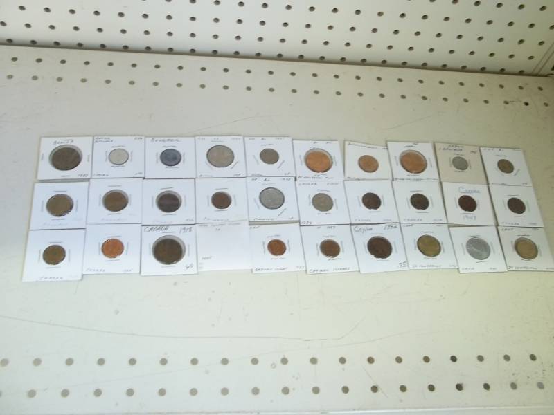 30 Foreign Coins