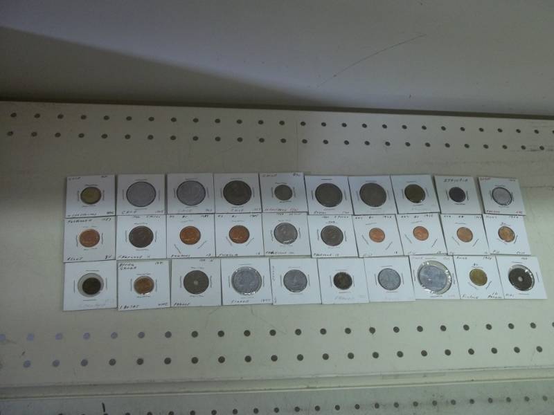 30 Foreign Coins