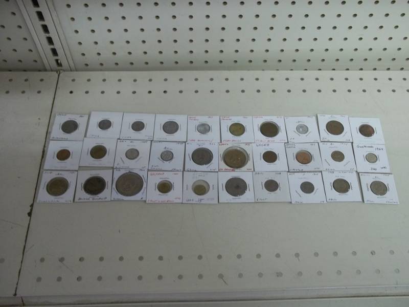 30 Foreign Coins