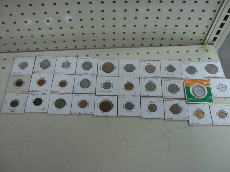 30 Foreign Coins