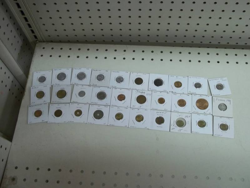 30 Foreign Coins