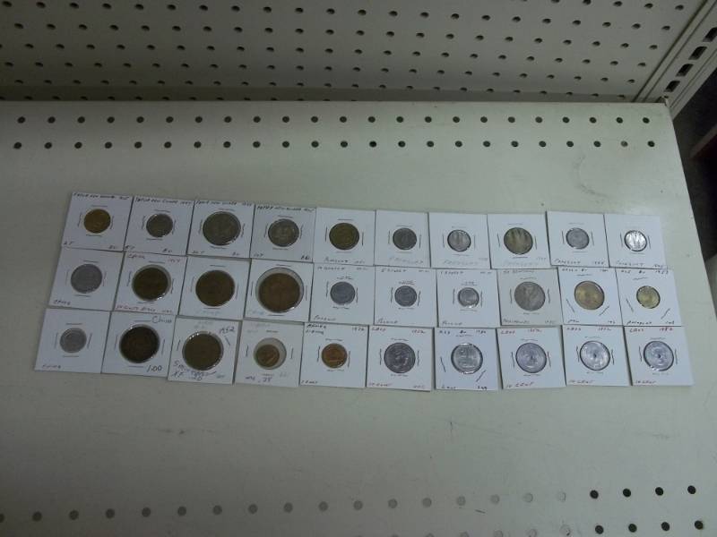 30 Foreign Coins
