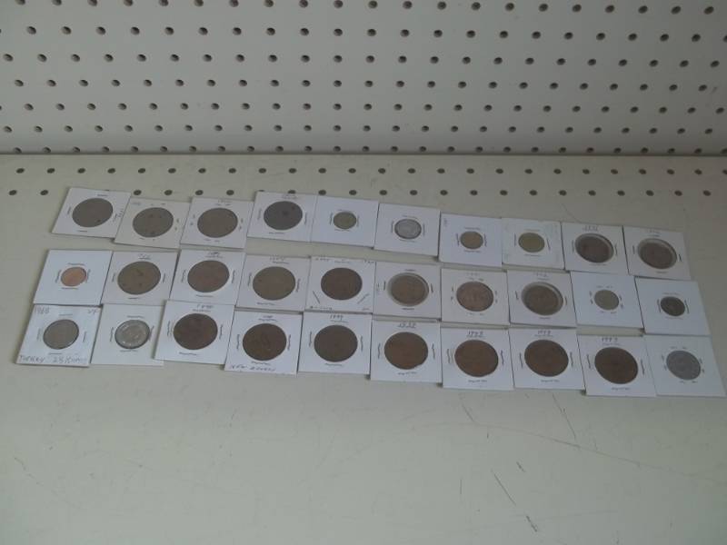 30 Foreign Coins