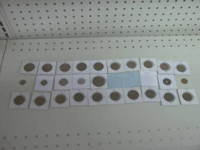 30 Foreign Coins