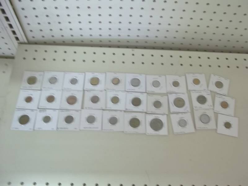 30 Foreign Coins