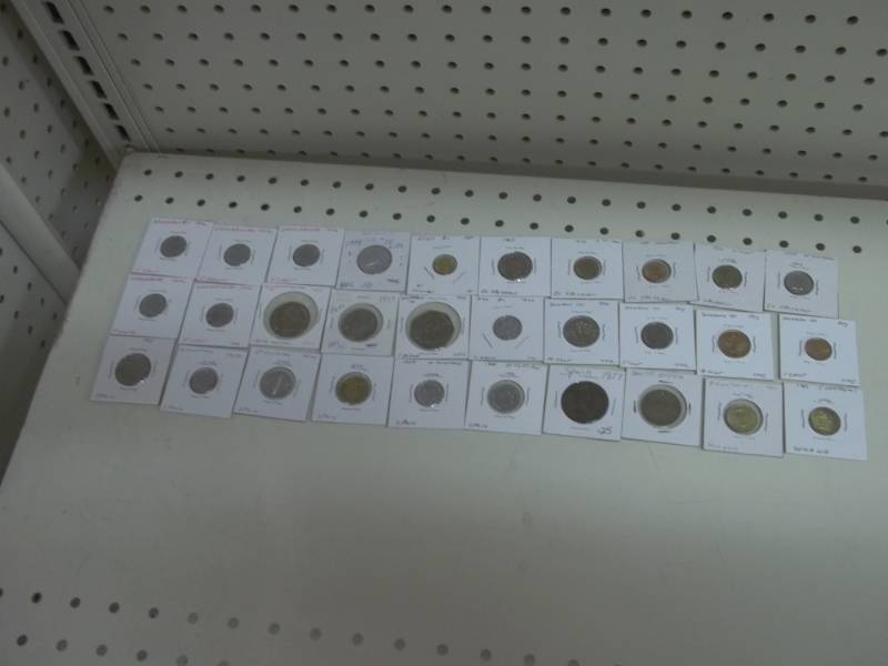 30 Foreign Coins