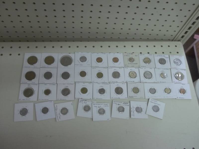 38 Foreign Coins