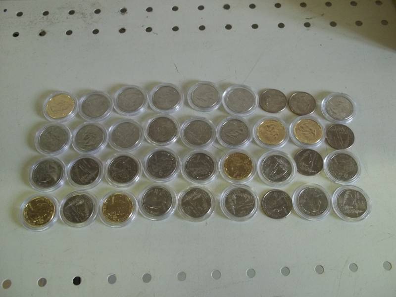 36 Oregon state quarters