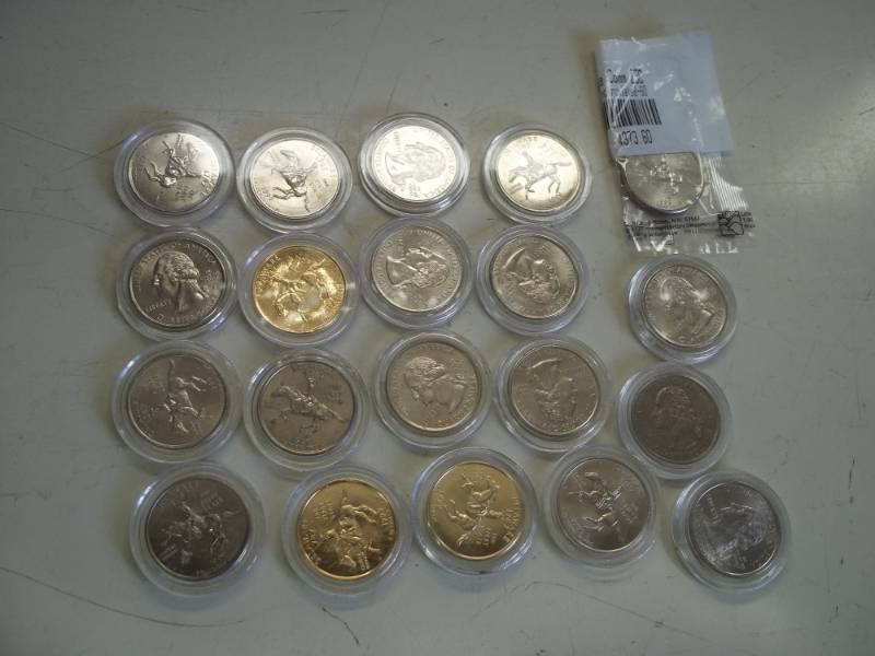 20 Delaware state quarters