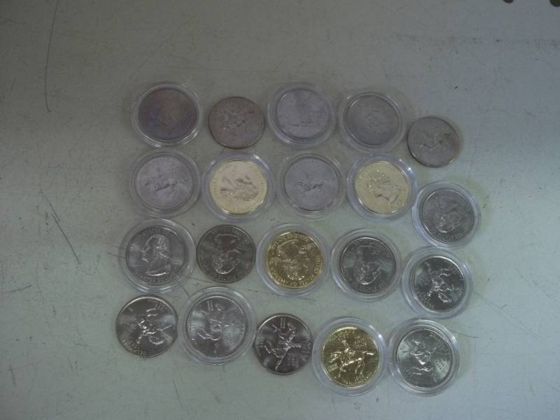 20 Delaware state quarters